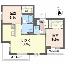 シャーメゾンコペンの物件間取画像